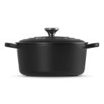 Brytfanna żeliwna Le Creuset 22 cm Czarny mat - Black matt
