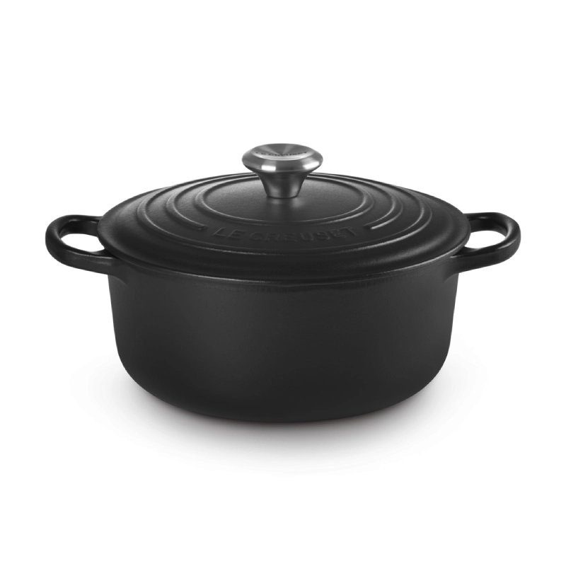 Brytfanna żeliwna Le Creuset 20 cm Czarny mat - Black matt