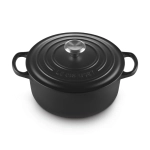 Brytfanna żeliwna Le Creuset 20 cm Czarny mat - Black matt