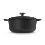 Brytfanna żeliwna Le Creuset 20 cm Czarny mat - Black matt