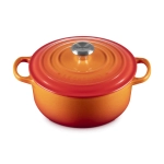 Brytfanna żeliwna Le Creuset 20 cm Płomienna czerwień - Flaming red