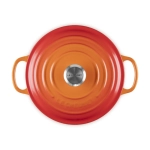 Brytfanna żeliwna Le Creuset 20 cm Płomienna czerwień - Flaming red