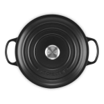 Brytfanna żeliwna Le Creuset 28 cm Czarny mat - Black matt