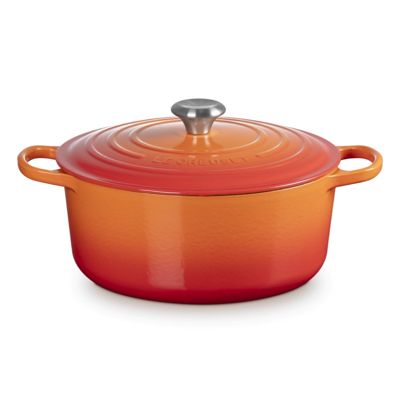 Brytfanna żeliwna Le Creuset 28 cm Podpalana czerwień - Flaming red