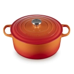 Brytfanna żeliwna Le Creuset 28 cm Podpalana czerwień - Flaming red