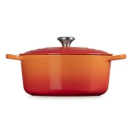 Brytfanna żeliwna Le Creuset 28 cm Podpalana czerwień - Flaming red