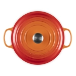 Brytfanna żeliwna Le Creuset 28 cm Podpalana czerwień - Flaming red