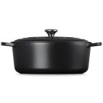 Brytfanna żeliwna owalna Le Creuset 33 cm Czarny mat - Black matt