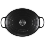 Brytfanna żeliwna owalna Le Creuset 33 cm Czarny mat - Black matt