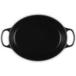 Brytfanna żeliwna owalna Le Creuset 33 cm Czarny mat - Black matt