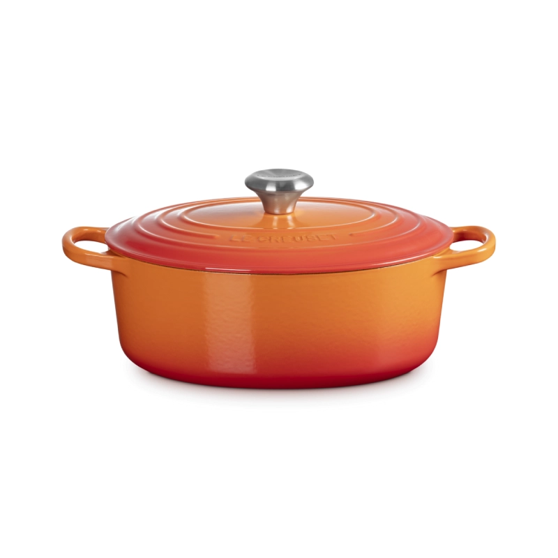 Brytfanna żeliwna owalna Le Creuset 27 cm Płomienna czerwień - Flaming red