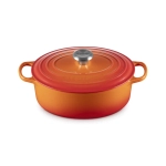 Brytfanna żeliwna owalna Le Creuset 27 cm Płomienna czerwień - Flaming red