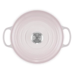 Brytfanna żeliwna Le Creuset 24 cm Różowa - Shell pink