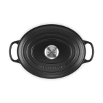 Brytfanna żeliwna owalna Le Creuset 27 cm Czarny mat - Black matt