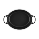 Brytfanna żeliwna owalna Le Creuset 27 cm Czarny mat - Black matt