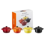 Naczynie z kamionki mini Le Creuset 4 szt. Wielokolorowe - Multicolor