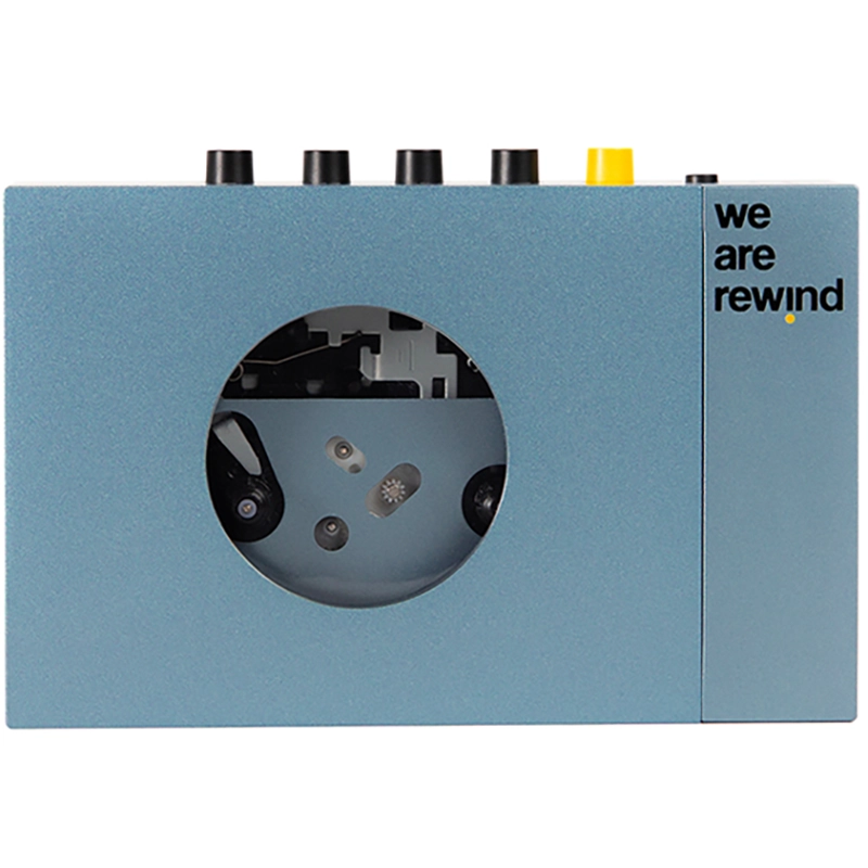 Odtwarzacz kaset We Are Rewind Portable Cassette Player Kurt Bluetooth Niebieski - Blue