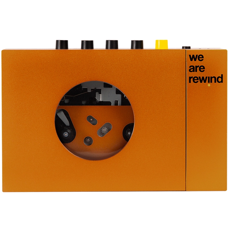 Odtwarzacz kaset We Are Rewind Portable Cassette Player Serge Bluetooth Pomarańczowy - Orange