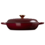 Garnek żeliwny Gourmet Le Creuset 30 cm Karmazynowy - Garnet