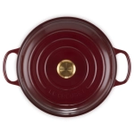 Garnek żeliwny Gourmet Le Creuset 30 cm Karmazynowy - Garnet
