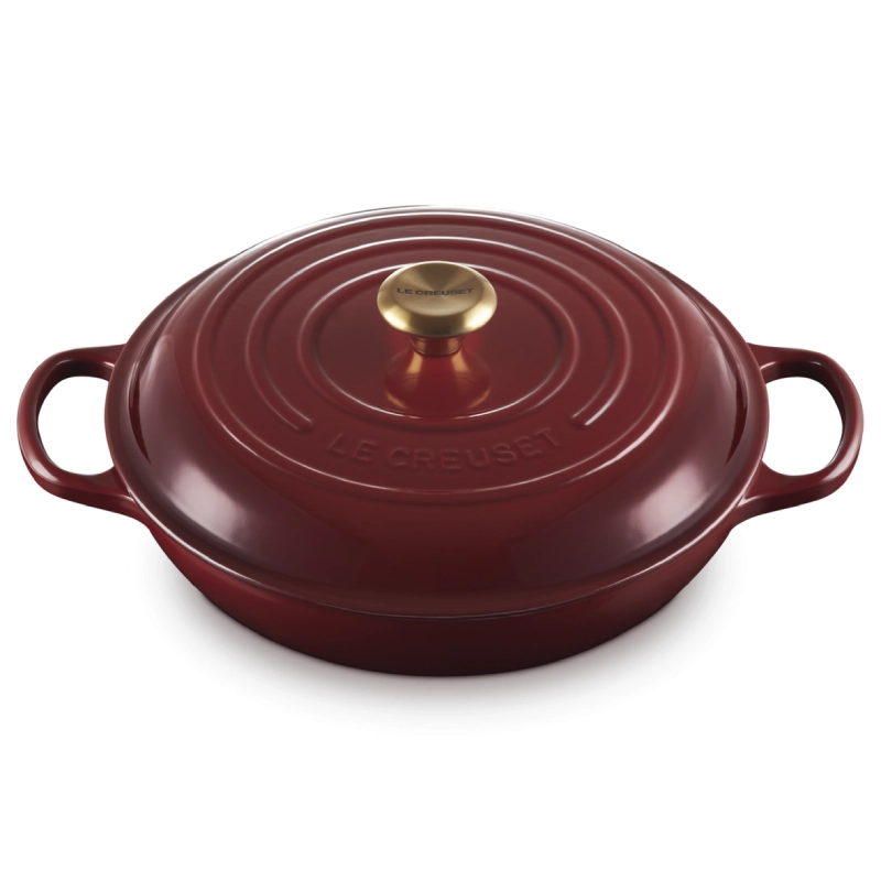 Garnek Gourmet Le Creuset 30 cm Karmazynowy - Garnet
