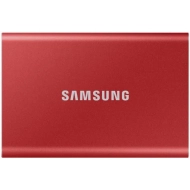 Dysk przenośny Samsung Portable SSD T7 USB 3.2 2 TB czerwony