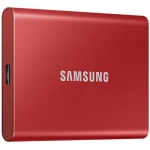 Dysk przenośny Samsung Portable SSD T7 USB 3.2 2 TB czerwony