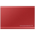 Dysk przenośny Samsung Portable SSD T7 USB 3.2 2 TB czerwony
