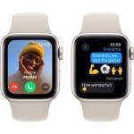 Apple Watch SE 2 (2023) GPS + Cellular 40mm koperta aluminiowa Starlight + pasek Starlight Sport Band S/M