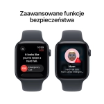 Apple Watch SE 3 (2025) GPS 40mm koperta aluminiowa Midnight + pasek Midnight Sport Band M/L