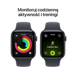 Apple Watch SE 3 (2025) GPS 44mm koperta aluminiowa Midnight + pasek Midnight Sport Band S/M