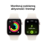 Apple Watch SE 3 (2025) GPS + Cellular 40mm koperta aluminiowa Starlight + pasek Starlight Sport Band M/L