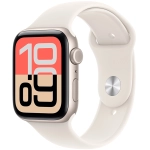 Apple Watch SE 3 (2025) GPS + Cellular 44mm koperta aluminiowa Starlight + pasek Starlight Sport Band M/L