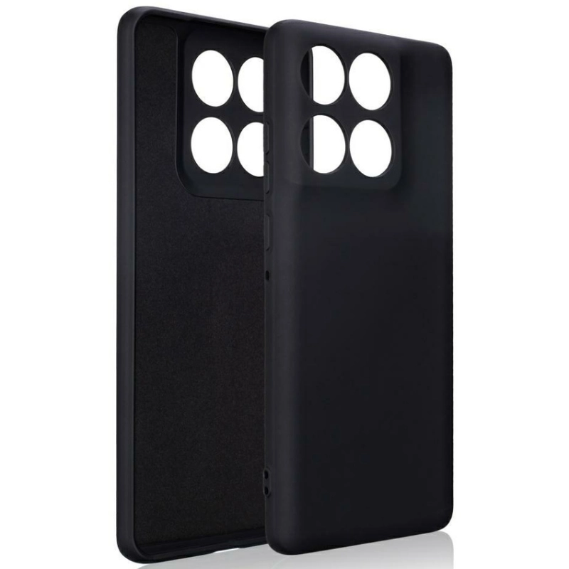 Etui Beline Silicone do Motorola Edge 60 Czarne - Black