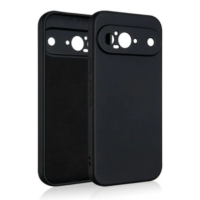 Etui Beline Silicone do Google Pixel 9 Czarne - Black
