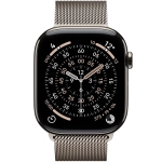 Apple Watch Series 11 (2025) GPS + Cellular 42mm koperta tytanowa Natural + pasek Natural Milanese Loop