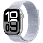 Apple Watch Series 10 (2024) GPS 46 mm koperta aluminiowa Silver + pasek Blue Cloud Sport Loop