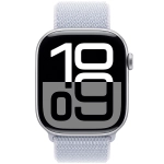 Apple Watch Series 10 (2024) GPS 46 mm koperta aluminiowa Silver + pasek Blue Cloud Sport Loop