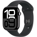 Apple Watch Series 10 (2024) GPS + Cellular 42 mm koperta aluminiowa Jet Black + pasek Black Sport Band S/M
