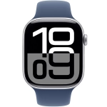 Apple Watch Series 10 (2024) GPS + Cellular 46mm koperta aluminiowa Silver + pasek Denim Sport Band M/L
