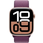 Apple Watch Series 10 (2024) GPS 42 mm koperta aluminiowa Rose Gold + pasek Plum Sport Loop