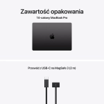 Laptop Apple MacBook Pro 14" M5 (10C CPU/10C GPU) 16/512GB SSD Space black - Gwiezdna czerń