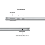 Laptop Apple MacBook Air 13" M4 (10C CPU/10C GPU) 24/512GB SSD Srebrny - Silver