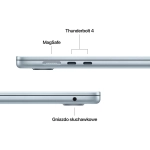 Laptop Apple MacBook Air 13" M4 (10C CPU/8C GPU) 16/256GB SSD Błękitny - Sky Blue