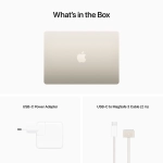 Laptop Apple MacBook Air 13" M2 (8C CPU/8C GPU) 16/256GB SSD Księżycowa poświata - Starlight