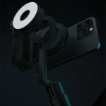 Uchwyt ładujący do telefonu MagSafe Energea Magear Magcam Grip Czarny - Black