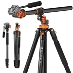 Statyw do filmowania + głowica olejowa K&F Concept K09.137 Czarny - Black
