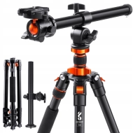 Statyw 3w1 + głowica panoramiczna 3D K&F Concept KF09.087V4 Czarny - Black