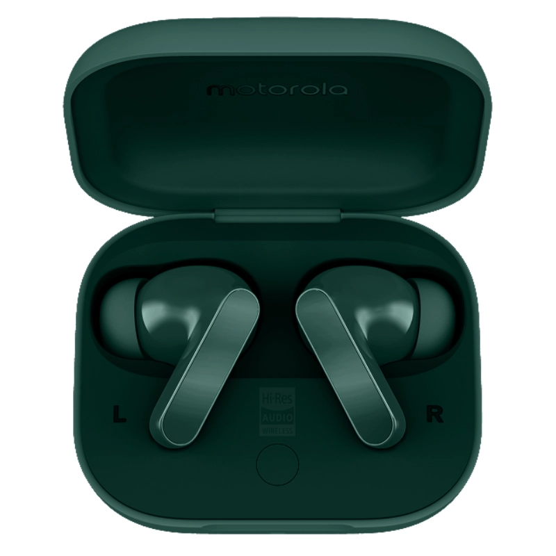 Słuchawki bezprzewodowe Motorola Moto Buds Bass Zielone - Posy Green