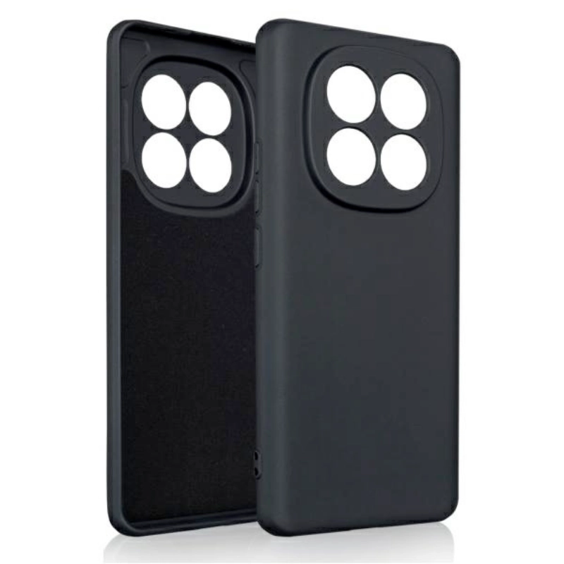 Etui Beline Silicone do Xiaomi Redmi Note 14 Pro+ Czarne - Black